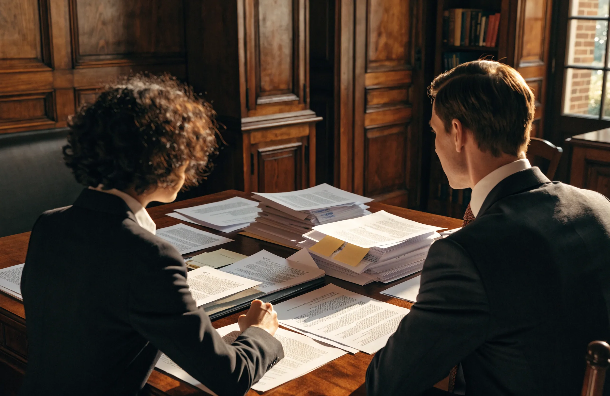 Entretien au cabinet d’avocat